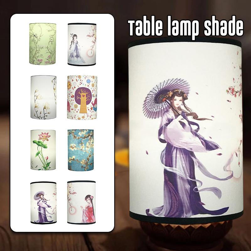 Китайский старинный стиль абажур для настольной лампы ретро абажур с изображением цветочных птиц потолочный светильник люстра для столовой абажур для домашнего отеля