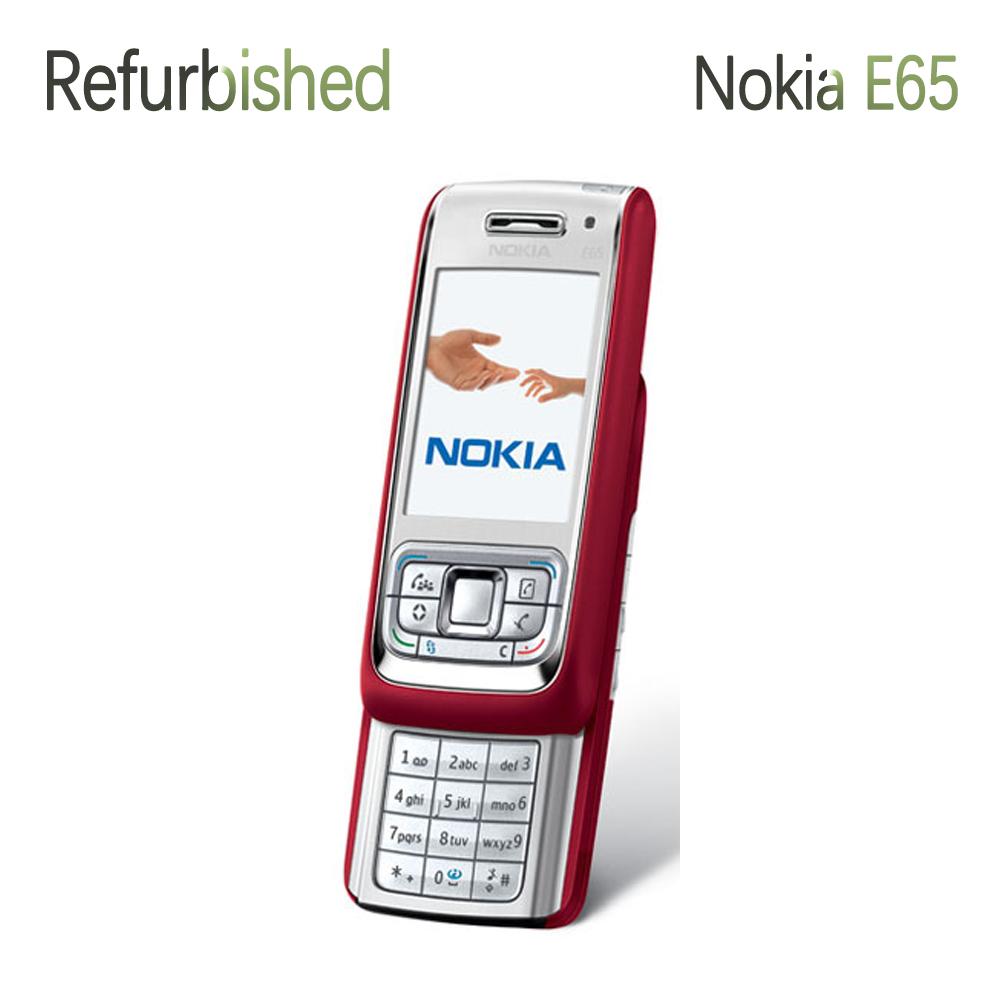 Восстановленный оригинальный мобильный телефон Nokia E65 с 1 SIM-картой