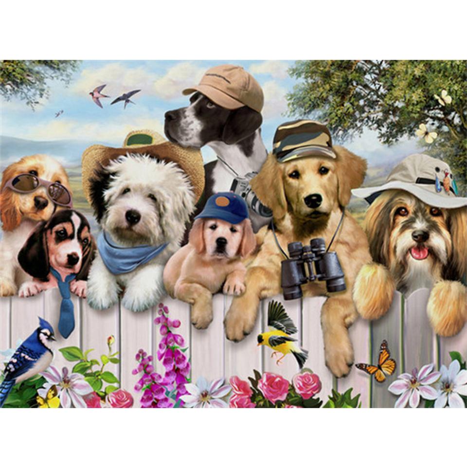 5D DIY алмазная живопись животные горный хрусталь фотографии комплект для вышивки крестом полная алмазная вышивка животных мозаика подарки домашний декор