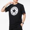 Converse T Shirts Men's Black Crew Neck Moderate Straight Fit 10021506-A01
