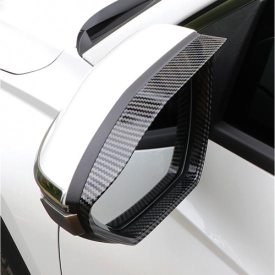 For Hyundai Tucson Carbon Fiber Mirror Rain Eyebrow Trim