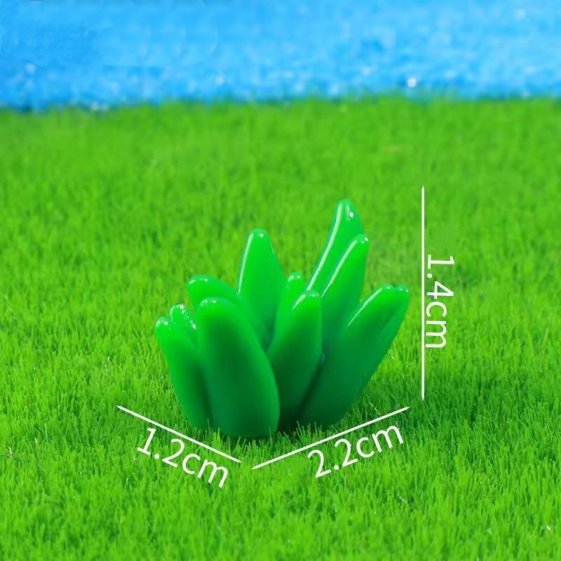 10-30 искусственных суккулентов из смолы, маленькое украшение из смолы для кукольного домика, миниатюрная модель, микроландшафтный декор, рождественские аксессуары «сделай сам»