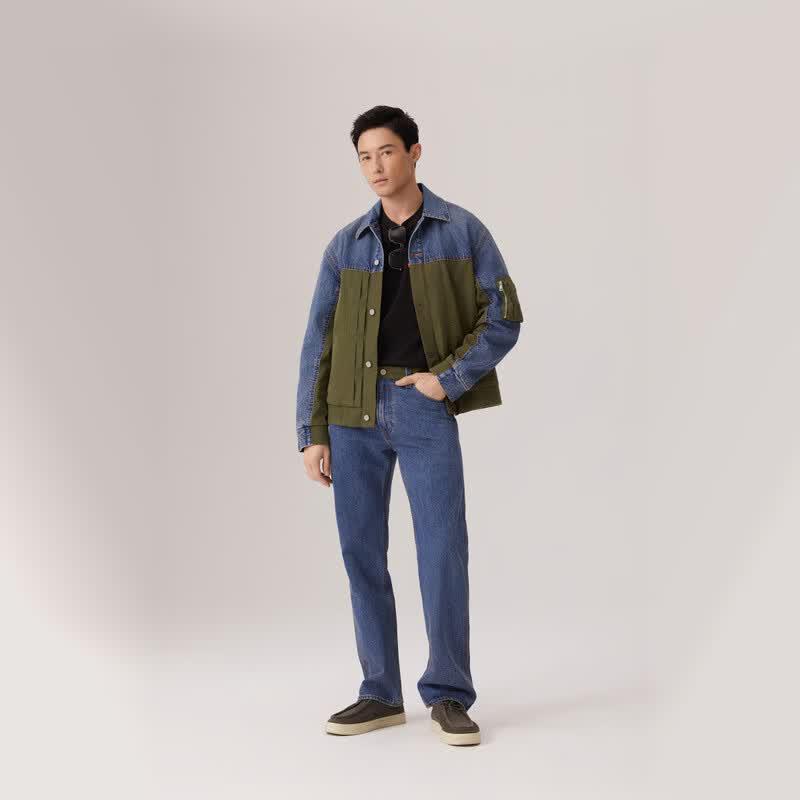 Levi's Мужские джинсы 555 свободного кроя прямого силуэта