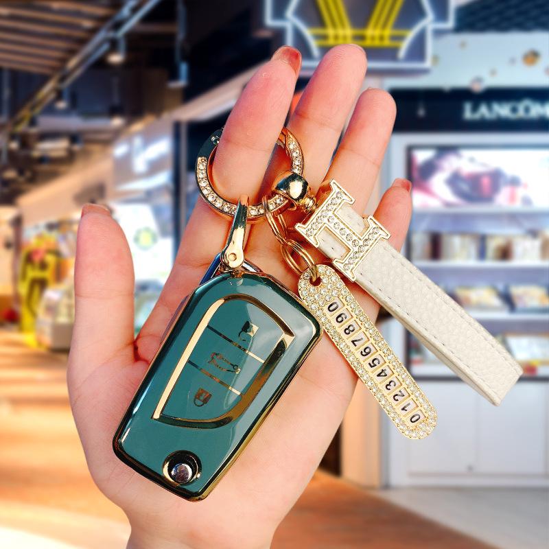 Чехол для ключа Toyota из ТПУ для Corolla, Camry, Levin, Avalon, RAV4, C-HR, Highlander