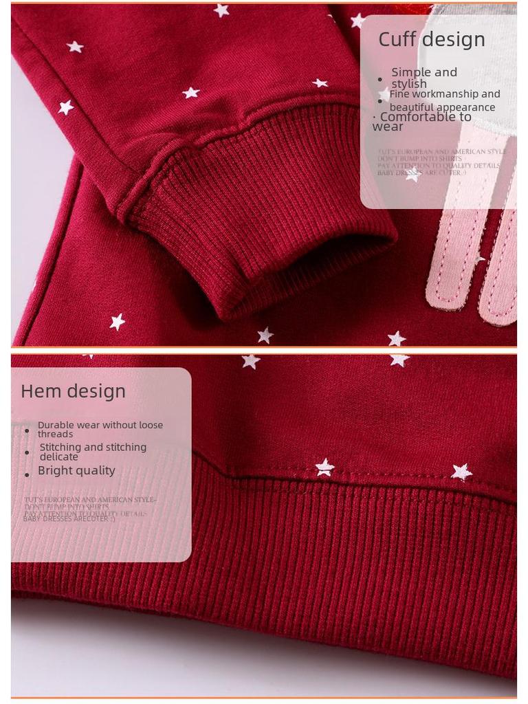 Свитшот для девочек осень/зима 2024 года — новое весеннее поступление для детей