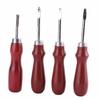 4 Pcs Leather Edger Leather Edge Chamfering Knife Sharpener Hand Made DIY Leather Tool Leather Edge