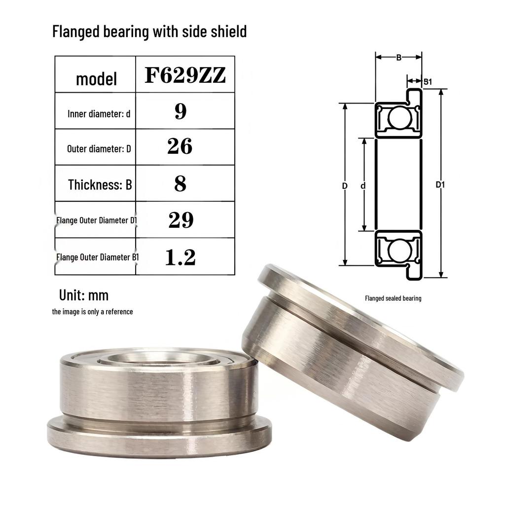 Mini Flanged Bearings F623ZZ-F629ZZ Series