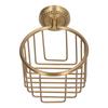 Hollow Out Toilet Paper Holder Antique Rust Proof Wall Mounted Tissue Roll Basket Rack for Bathroom