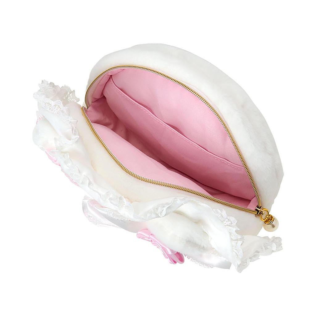 Косметичка Sanrio Hello Kitty для детей от 3 лет в форме мордочки (Белая оборка) (011541)