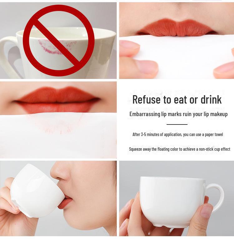 Помада Midora Velvet Matte Lipstick — стойкая, устойчивая к пятнам, увлажняющая, туманно-лилового оттенка для студентов.