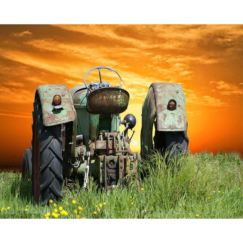 5D Diy Diamond Painting Tractor Rhinestone Art Diamond Embroidery Car Landscape Cross Stitch Full Drill Home Decor Gif