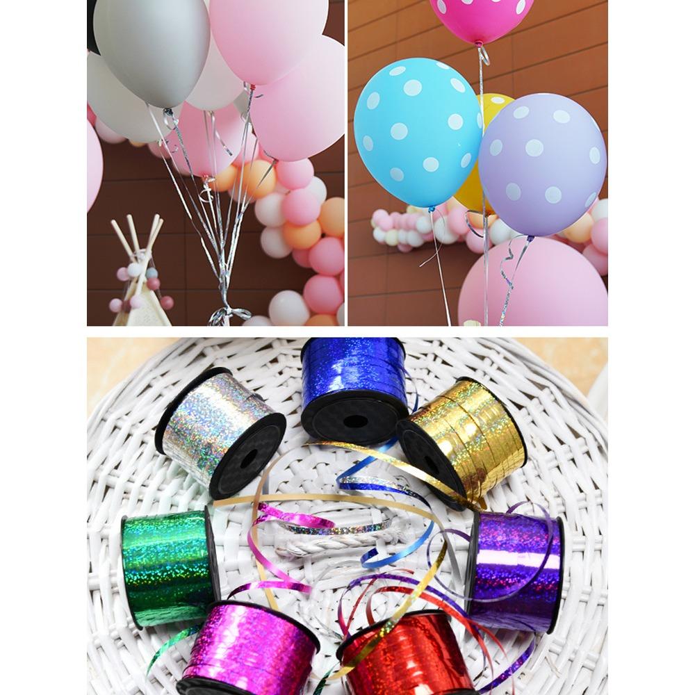 Пустой воздушный шар веревка свадьба день рождения вечеринка лента серпантин дождь шелковая лента с бахромой декоративный лазер кабель стяжка ремешок