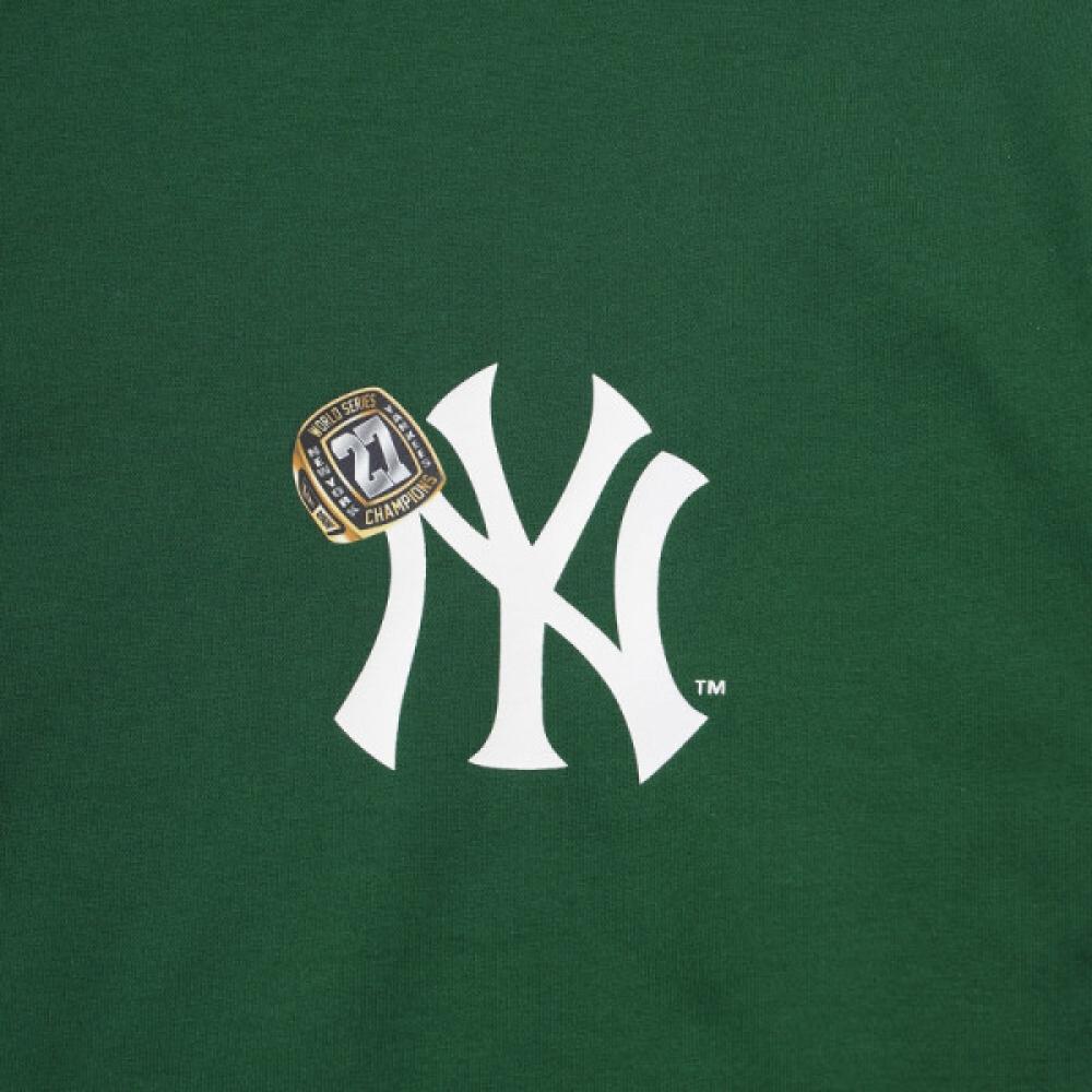 New Era Футболка с кольцом чемпиона New York Yankees Зеленая