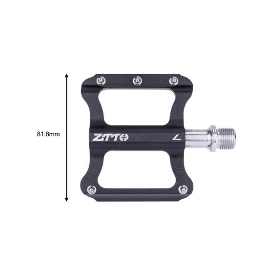ZTTO 1 пара универсальных красочных велосипедных педалей из алюминиевого сплава, велосипедная плоская платформа для складных горных шоссейных велосипедов