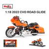 Майсто 1:18 Harley Davidson Cvo Road Glide Модель мотоцикла из сплава с основанием