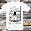 Van Gogh Wanderer Above The Sea of Fog Der Uber Dem Nebelmeer T Shirt B1381