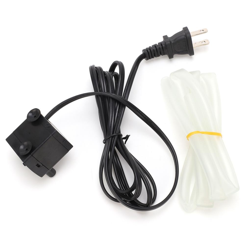Mini Submersible Pump 3W 80GPH Silent with 3.3ft Hose for Fish Tank  AC