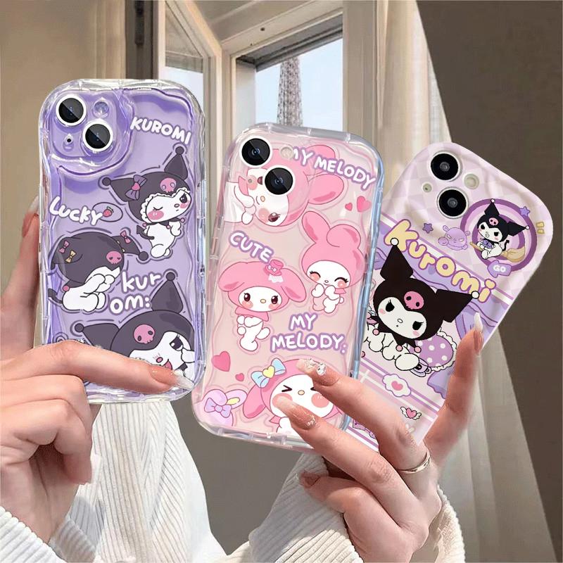 Милый чехол Kuromi Melody для Samsung Galaxy S26 Ultra S25 FE S24 S23 S22 Ultra Plus FE A57 A56 A17 A54 5G Корейский чехол