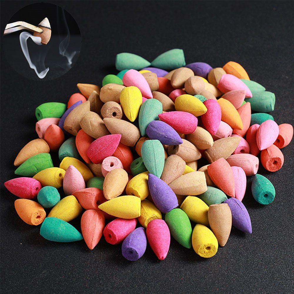 Fragrant Smell Tea Smoke Reflux Tower Incense Aromatherapy Mixed Flavor Backflow Incense Cones