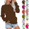 Women's Colorblock Sweatshirt Long Sleeve Round Neck Casual Comfortable Loose Lightweight Women's Sweatshirt