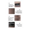 Anti-theft Alarm Digital Safe Deposit Box Small Home Office Safe Box All Steel Bedside Cabinet File Storage Rack