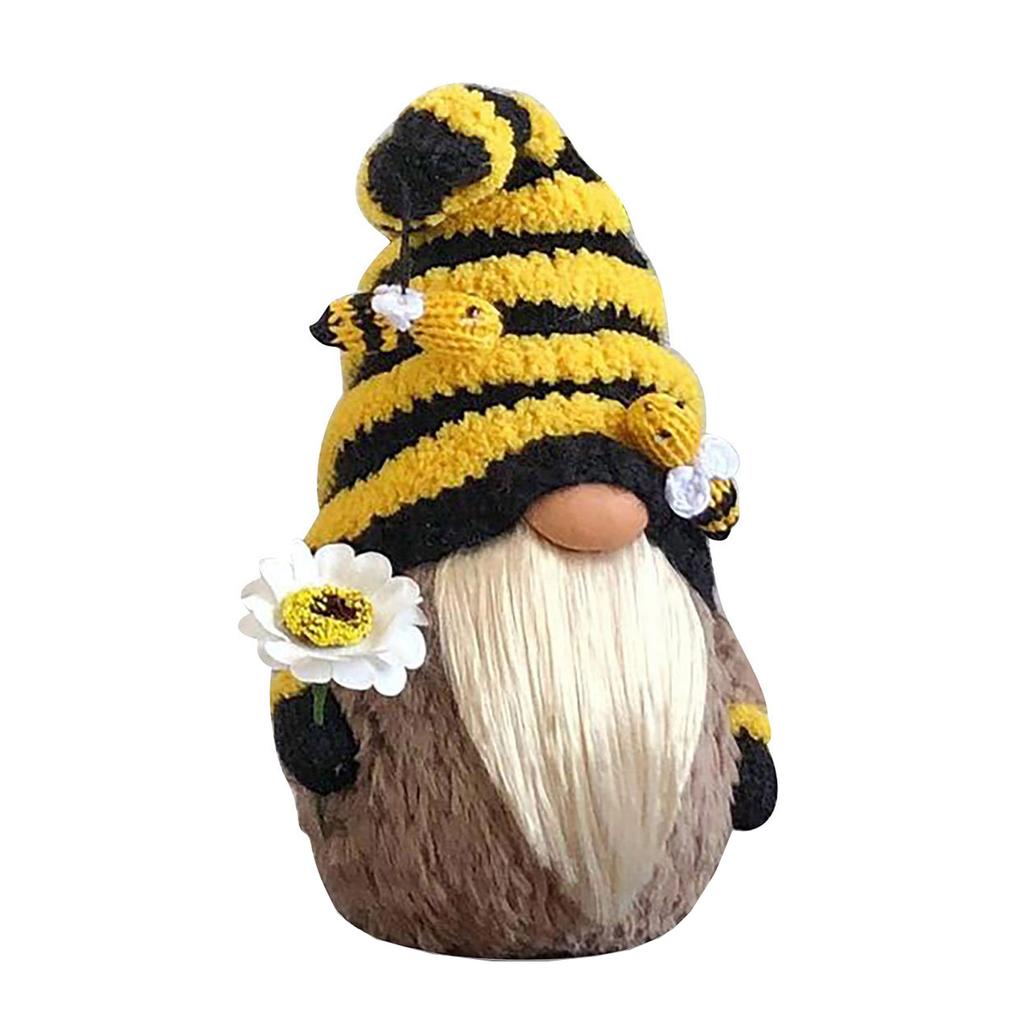 Шмель, полосатый гном, шведские медоносные пчелы, эльфы, пчелиный гном, подарки, плюшевый гном, домашний декор