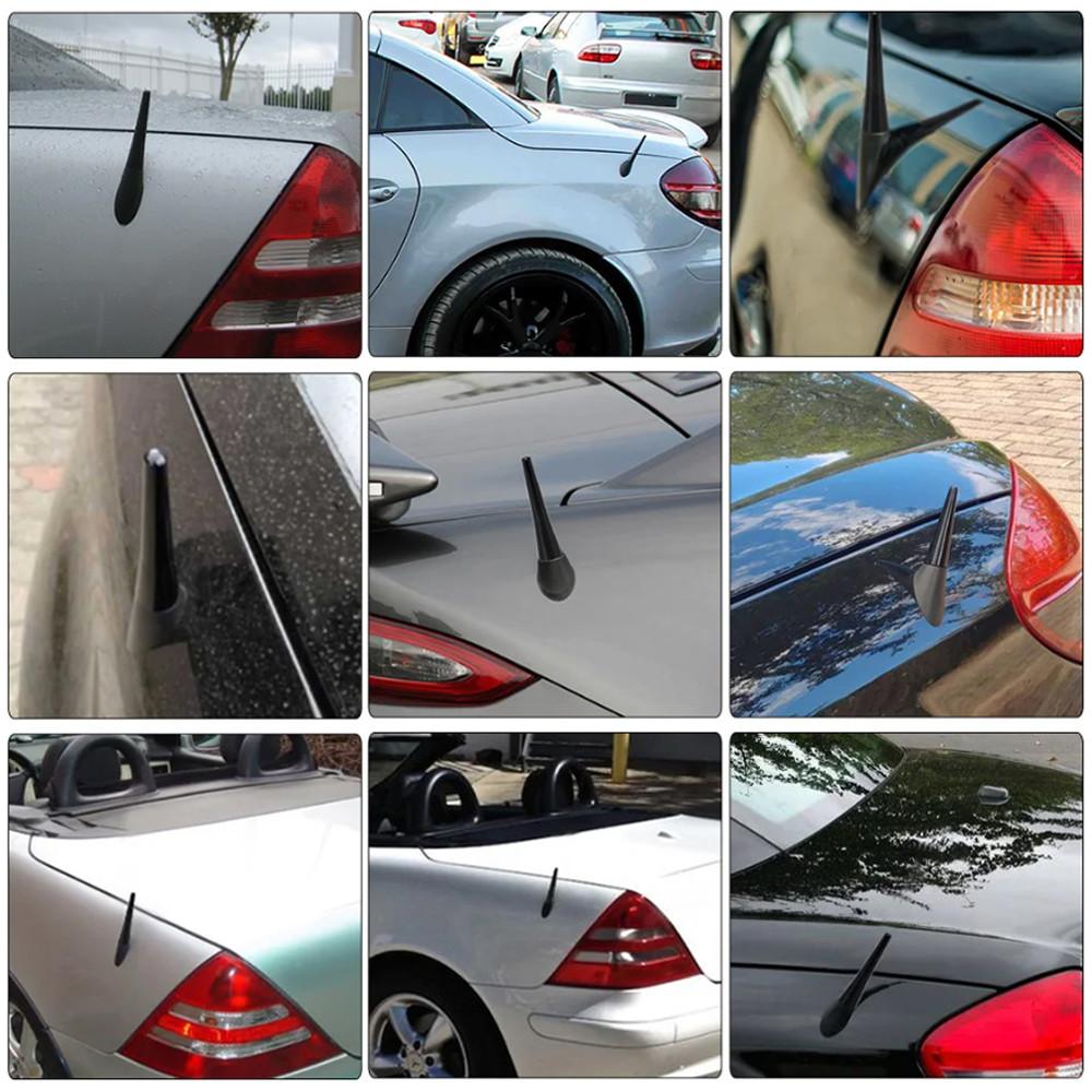 Автомобильная антенна черная для Mercedes R171 SLK SL 200 230 280 300 320 350 500 короткая мачта антенна как украшение ANT-1011-BK
