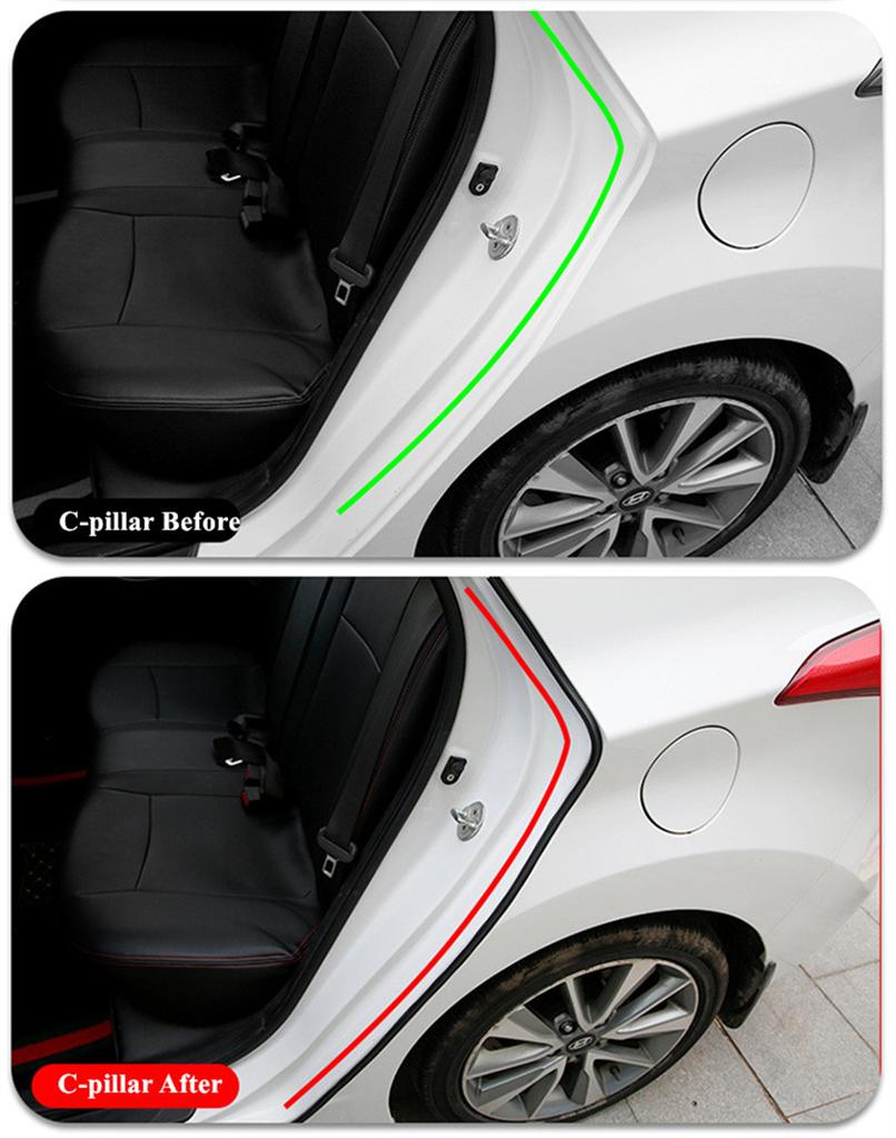 10M Thickening Auto Door Rubber Seal Strip Double Layer Sealing Adhesive 12×10mm