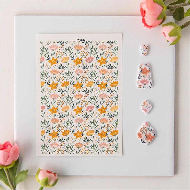 Бумага для акварельного переноса на глину для DIY изготовления сережек и украшений из глины Инструменты Расходные материалы