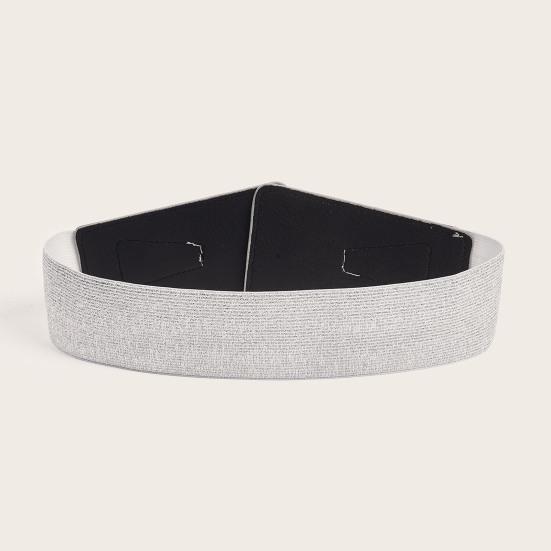 Женский эластичный пояс с золотой пряжкой, износостойкий пояс для рубашки, широкий край, для пальто, платья