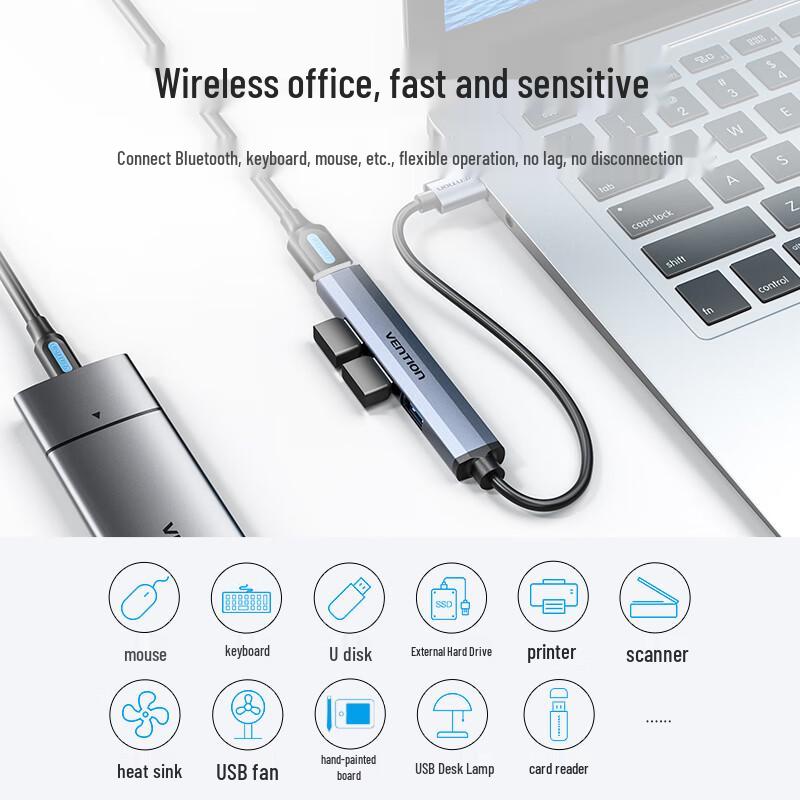 Vention USB 3.0 Многопортовый концентратор-разветвитель