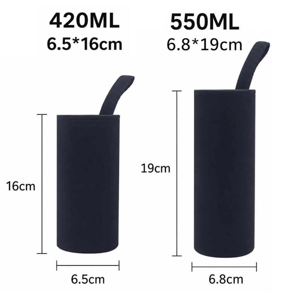 Heat‑insulated Insulated Bottle Cover 550/420M Cup Sleeve Washable Cup Protector
