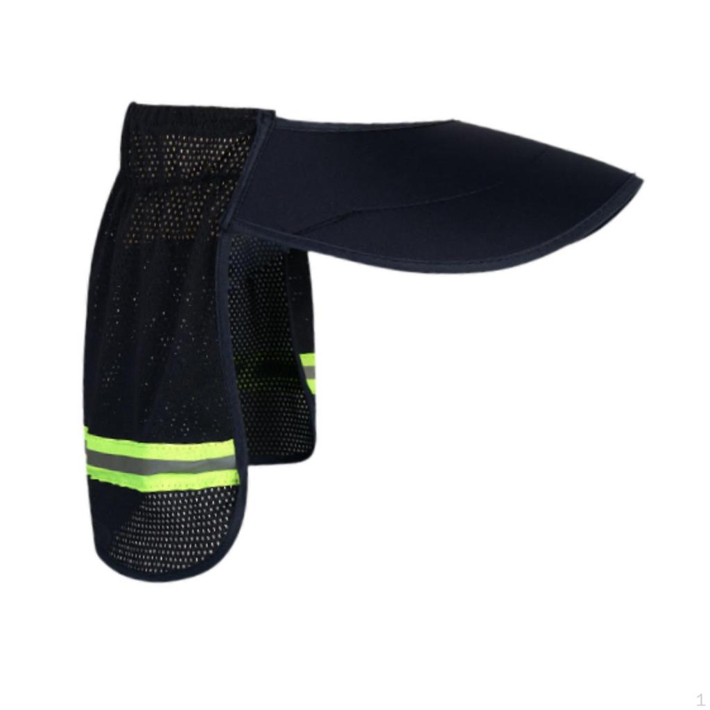 Construction Helmet Visor with Full Brim Sun Protection for Hard Hat Accessories