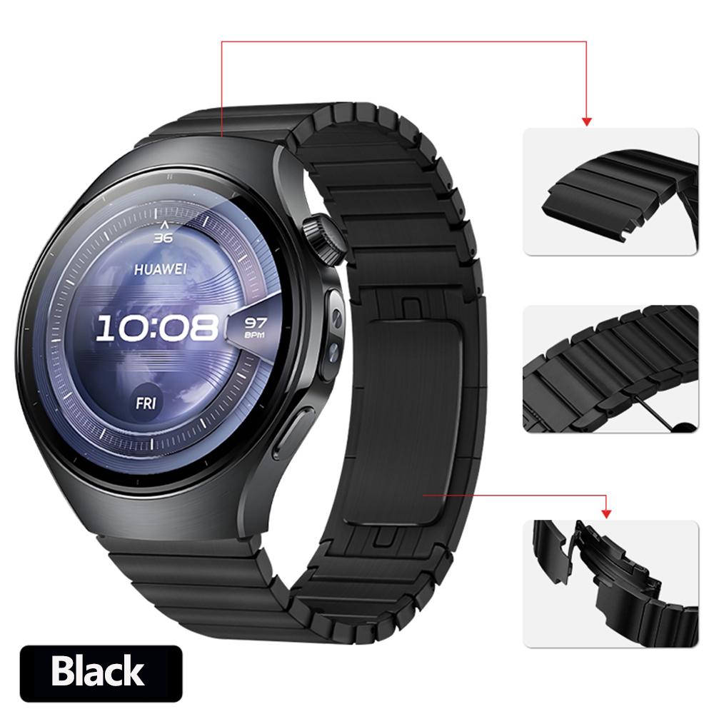 ONE22мм Ремешок из нержавеющей стали для Huawei Watch GT5 Pro/GT5/5 4 3 46мм Металлический браслет Correa для Amazfit GTR 47мм/GTR 4/Bip 6 BandMN