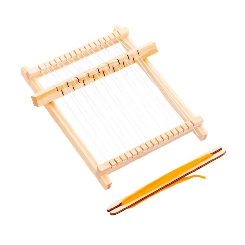 Traditional Knitting Machine Hand-Woven Weaving Loom Kit for Kids
