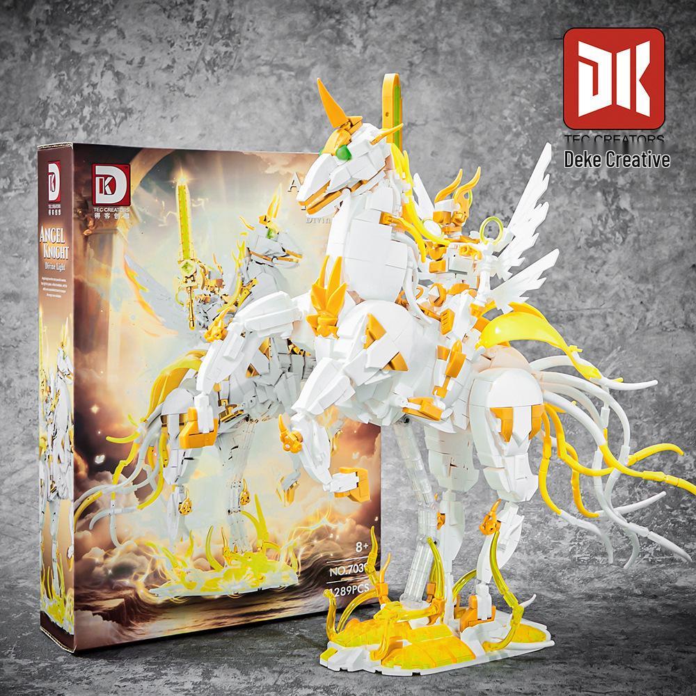 Dekke Warhammer Кровавые Ангелы Красный Модель Меха Образовательные Строительные Блоки Игрушка для Детей - День Рождения Коллекционное Издание.