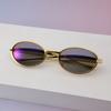 New sardines, glasses legs, sunglasses, European and American high-end fashion polarized glasses, oval sunglasses