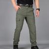 Мужские прямые спортивные брюки для спортзала, брюки для города, классические брюки-карго для походов и активного отдыха с несколькими карманами