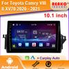 Для Toyota Camry VIII 8 XV70 2020 - 2021 Навигация GPS Автомобильный Android Авто Радио Мультимедиа Видео Плеер 5G Wifi DSP 2Din DVD