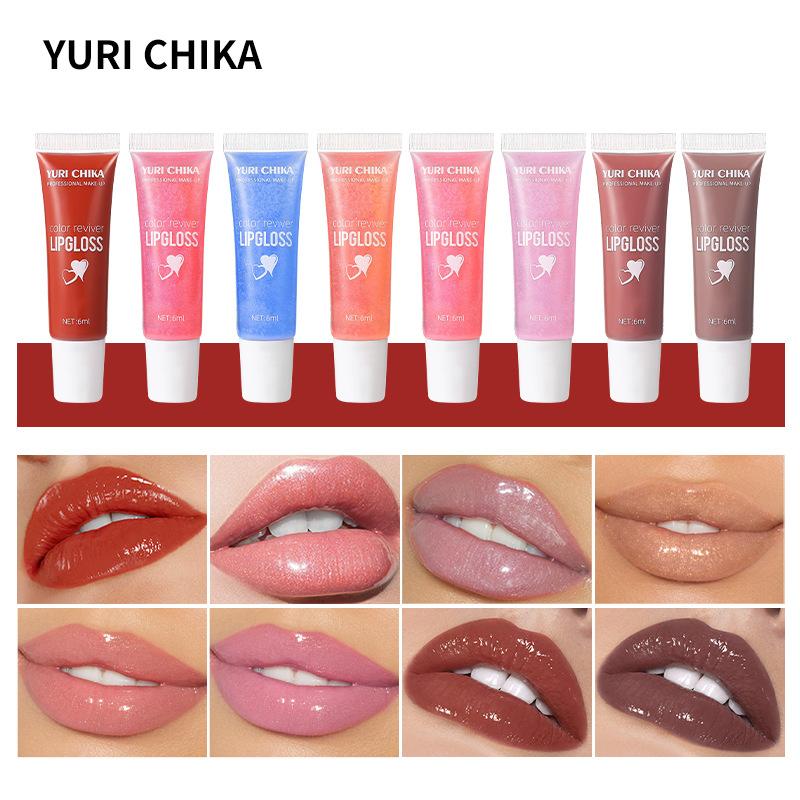 YURI CHIKA Прозрачное масло для губ, долговечная увлажняющая помада для ухода за губами, пухлая маска для губ, макияж