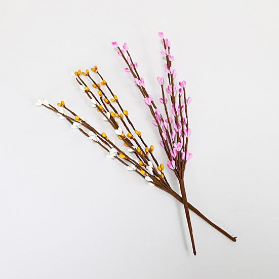 Искусственные растения, привлекательные заусенцы, долговечные стебли искусственных цветов, украшение для пасхальной вечеринки для дома