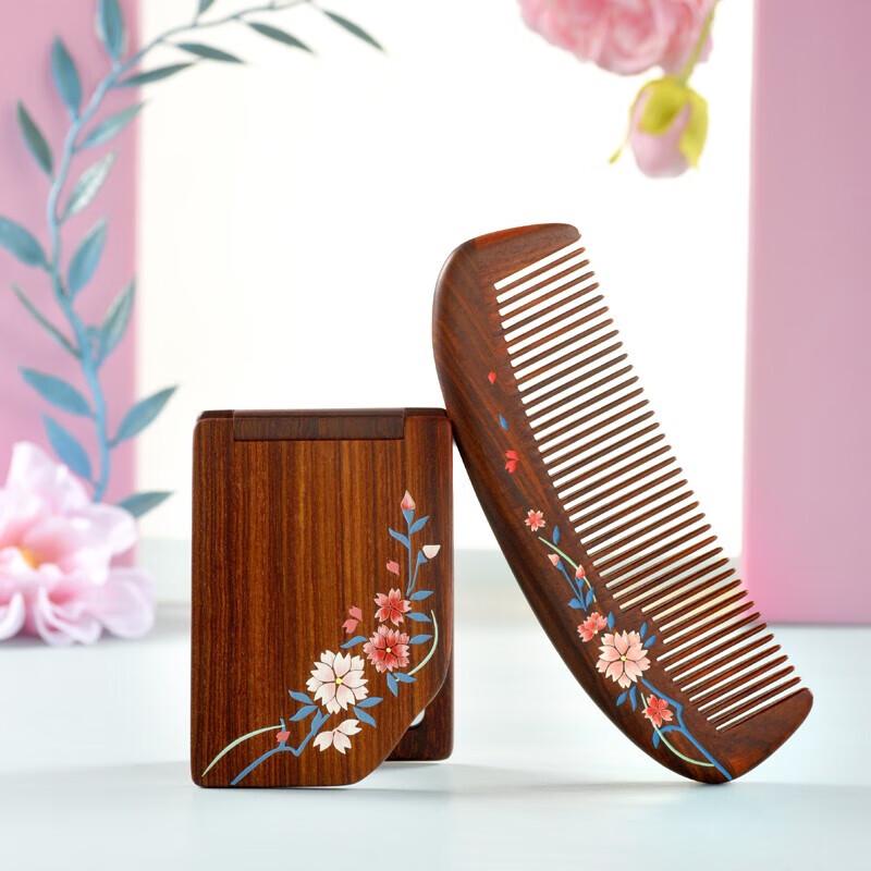 Набор деревянных расчесок для массажа натуральных волос Tan Mujiang