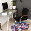 Pretty Unicorn Round Rug Suitable For Office Reception Decorative Carpet Office Chair Protection Carpet And Also Suitable For Gifts To Relatives And