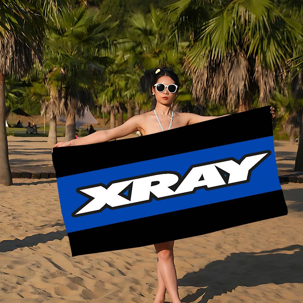 X-XRAY Racing-CarS Микрофибровое одеяло Быстросохнущие пляжные полотенца Большой размер Печать Супервпитывающее Полотенце-одеяло для бассейна