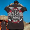Men's Animal T-shirt 3d Japanese Samurai Cat Print