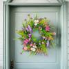 Венок на входную дверь, искусственный полевой цветок, для лестницы кафе