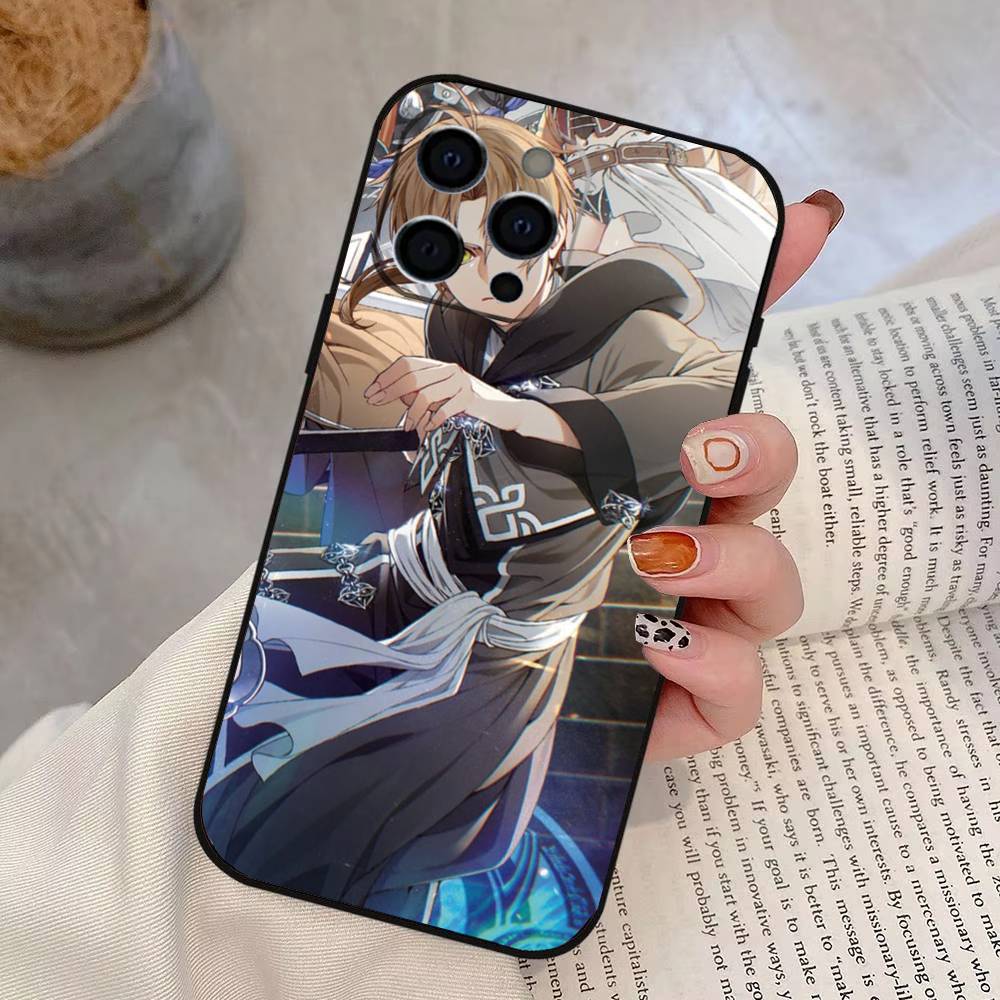 Mushoku Tensei Рудеус Грейрат Чехол для телефона Силиконовый Мягкий Для IPhone 17 16 15 14 13 12 11 X XR Plus Pro Max Plus