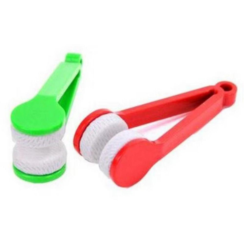 5Pcs Two-side Sun Glasses Cleaning Brush Creative Mini Glasses Cleaner Eyeglass Wiping Tool