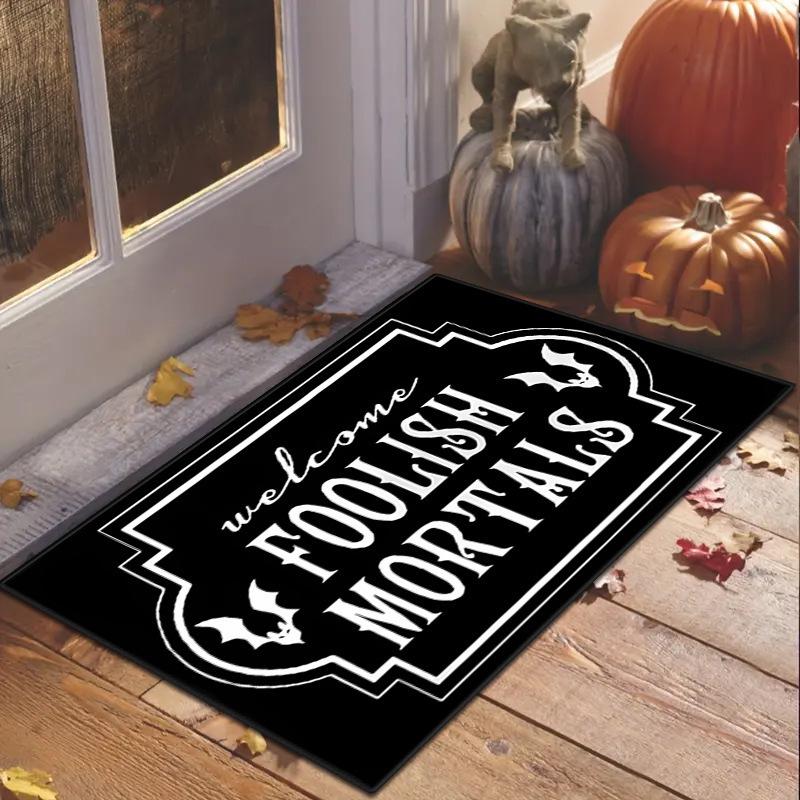 Gothic Life Tree Welcome Mat Entrance Floor Mat Living Room Area Carpet Kitchen Non-slip Mat Bathroom Floor Mat