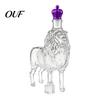 Tabletop Display Decanter Glass Lion Whiskey Decanter, Shape Liquor Dispenser, Unique Spirits Storage High Borosilicate Bottle Bottle, Bar Cart